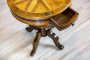 19th-Century End Table with Drawer