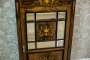 19th-Century Rosewood Cabinet with Intarsias