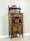 19th-Century Rosewood Cabinet with Intarsias