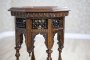 Carved Side Table/Flower Stand from the Early 20th Century