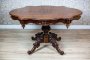 19th-Century Oval Mahogany Table