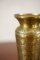 Brass Vase with Oriental Motif