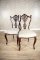 Set of 19th-Century Louis XV Ash Chairs with Openwork Backrests