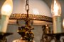 Chandelier Stylized as Kerosene Lamp