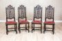 Massive, Richly Carved Chairs from the 19th Century