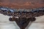 Palisandrowy stół owalny z przełomu wieków