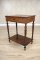 French Mahogany & Walnut Marquetry Side Table from the Early 20th Century