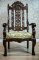 Carved Armchair-Throne from the Interwar Period