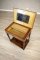 French Mahogany & Walnut Marquetry Side Table from the Early 20th Century