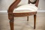 French Louis XVI Mahogany Armchair from the Early 19th Century