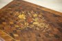 French Mahogany & Walnut Marquetry Side Table from the Early 20th Century