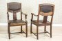 Oak Armchairs from the Interwar Period