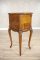 Rococo Walnut Night Stand from the Turn of the Centuries with Marble Top