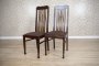 Set of 11 Dark-Colored Chairs from the Interwar Period