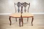 Set of 19th-Century Louis XV Ash Chairs with Openwork Backrests