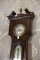 19th-Century English Barometer & Fahrenheit Thermometer in Mahogany Case