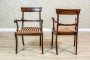 Komplet krzeseł stylizowany na biedermeier