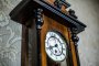 Wall Clock with Carvings