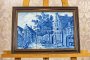 Grafika ceramiczna w ramie