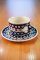 Hand-Painted Lotus Flower Cup with Saucer