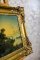 19th-Century Landscape in Gold Frame