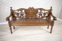 Elaborately Carved Bench from the Early 20th Century