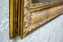 Mirror in a Rectangular, Gold Frame