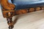 Prewar Leather Chaise Longue