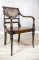 Armchair with Rattan Back