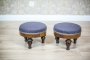 Two Antique Footstools, Circa 1860