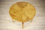 Birch Veneer Round Coffee Table Circa 1930