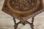 Carved Side Table from the 19th Century