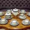 Porcelanowy serwis herbaciany - Tettau - 1930-1957 rok