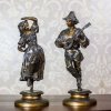 Para figurek z cynkalu z lat 30 -tych Xx wielu