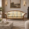 Dwuosobowa sofa z drewna orzechowego w stylu biedermeier, połowa XX wieku
