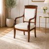 Mahoniowy fotel w stylu biedermeier