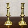 Two Brazen Candle Holders