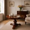 Round Mahogany Table