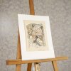 Scena z "Boskiej Komedii" - Salvador Dalí, Litografia sygnowana