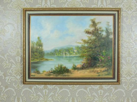 An Oil Painting, Signed "Gerber"