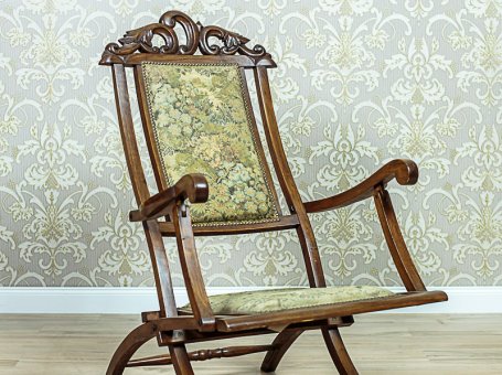 Prewar, Wooden Armchair/Deckchair