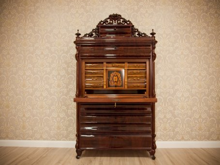Unique Secretary Desk, Circa 1860, AFTER RENOVATION