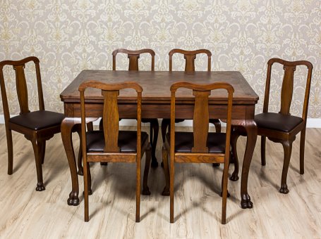 A Table with Chairs from the Interwar Period