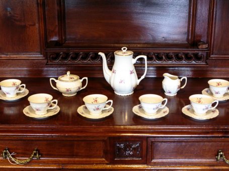 Enchanting, Porcelain Coffee Service for 6 People