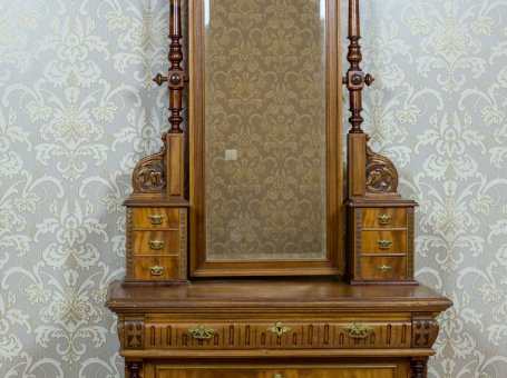 Eclectic Dresser from the 19th c. with a Mirror