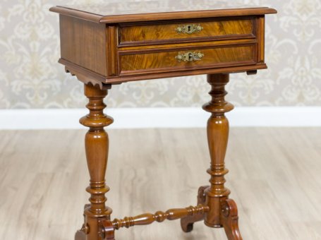 Eclectic Sewing Table, Circa 1890