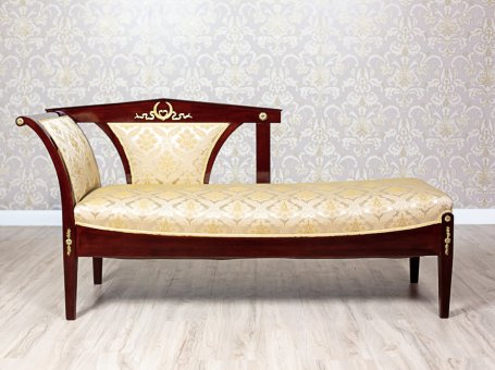 Exceptional Chaise Longue in the Neo-Empire Style