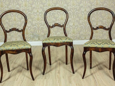 Three Chairs from the End of the 19th Century