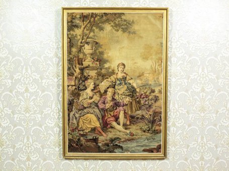 Tapestry Depicting a Genre Scene