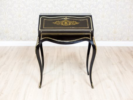 Black Writing Desk in the Napoleon III Style